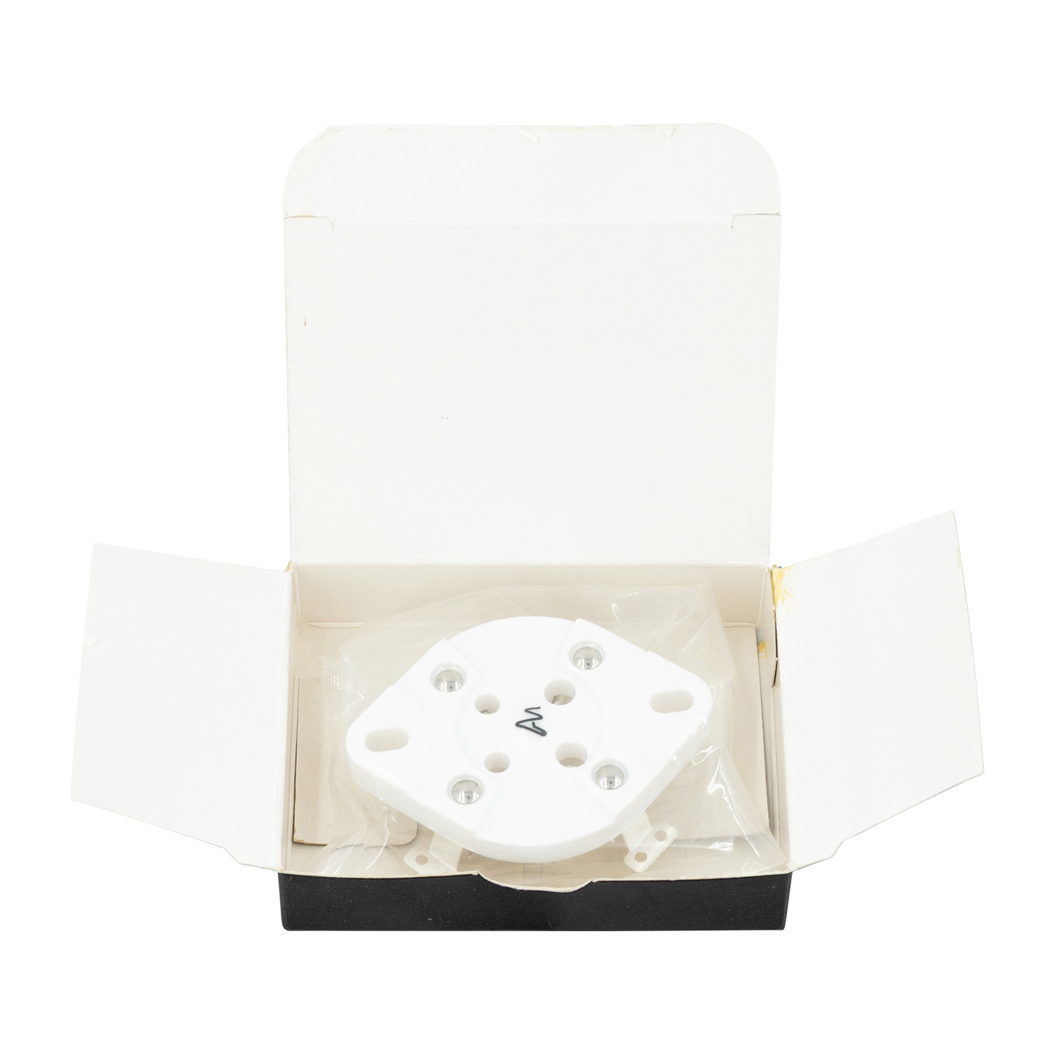 VBASE-171 UX4 4-Pin Valve Base Chassis Mount with Silver-Plated Contacts