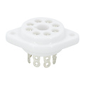 VBASE-166 UX8 8-Pin Valve Base Chassis Mount with Silver-Plated Contacts