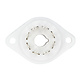 VBASE-166 UX8 8-Pin Valve Base Chassis Mount with Silver-Plated Contacts