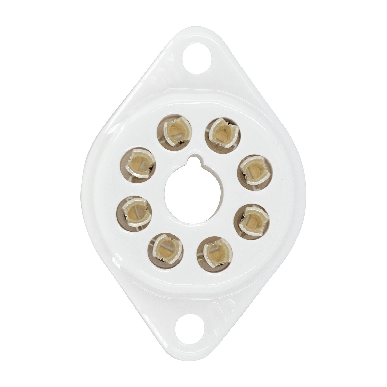 VBASE-166 UX8 8 polige Buisvoet Chassis Mount met Verzilverde Contacten
