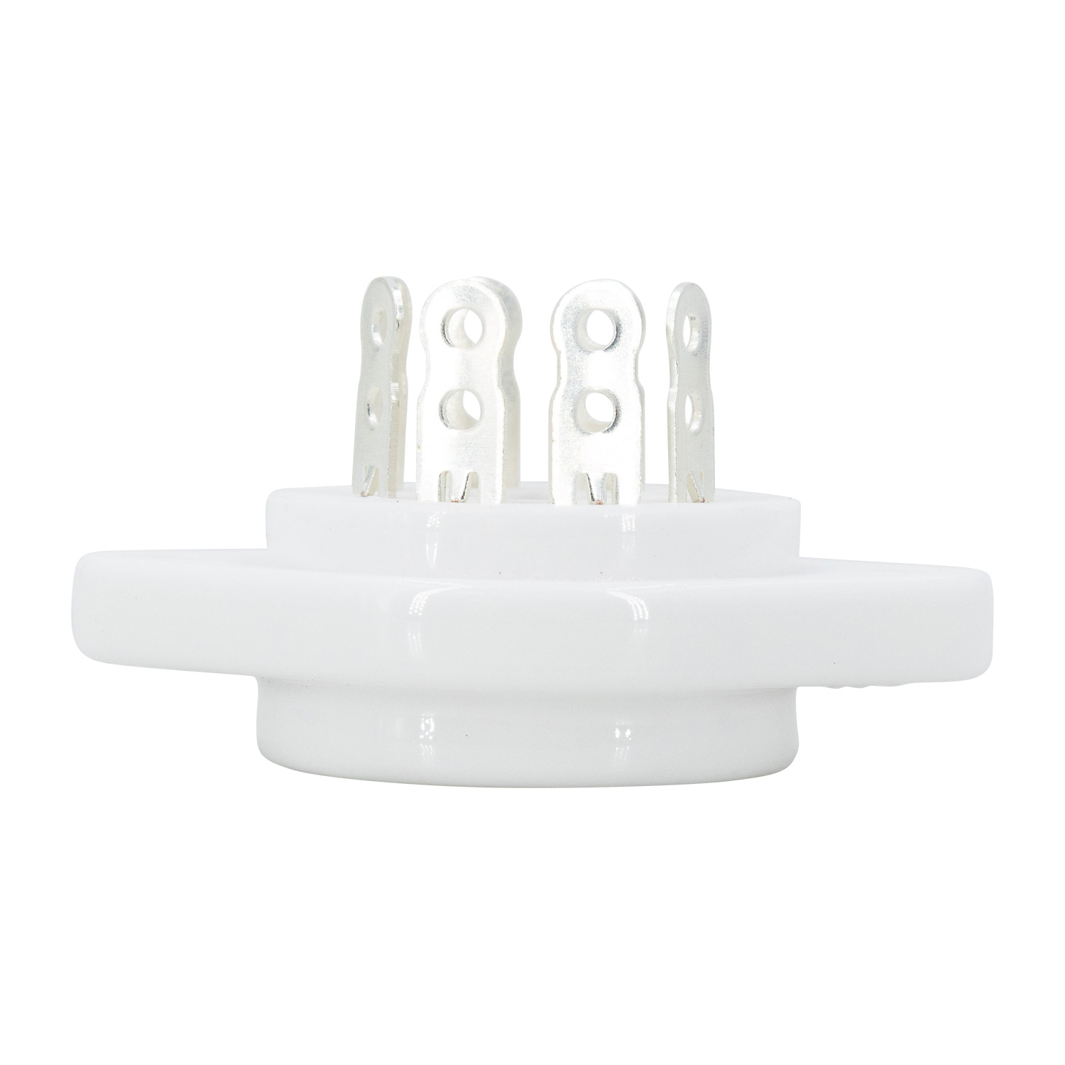 VBASE-166 UX8 8 polige Buisvoet Chassis Mount met Verzilverde Contacten