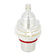 CON-034B AN-CS Silver Plated RCA Chassis Mount Red