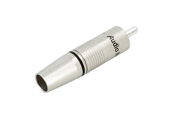 CON-311AG-7 Silver Plated RCA Plug Black
