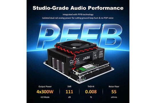 AA-JA33288 JAB6 4 x 300 W Class D Amplifier Module