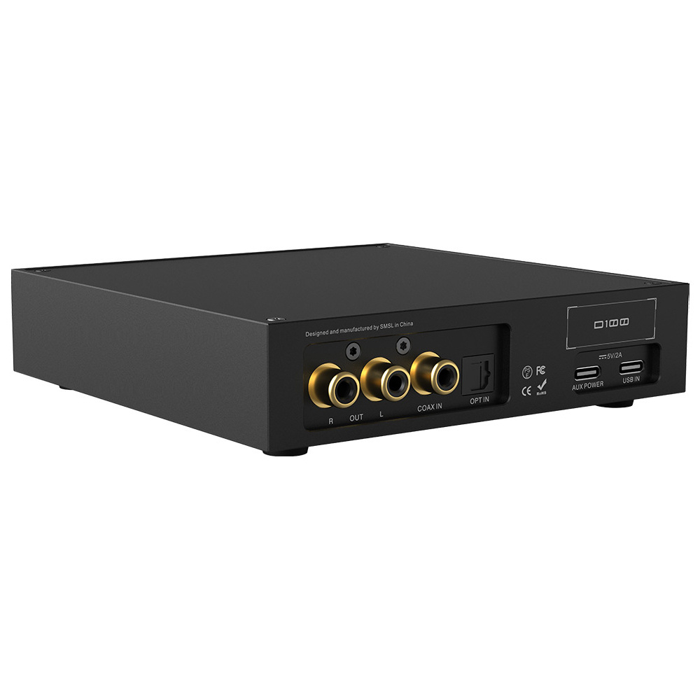 D100 Desktop DAC and Headphone Amplifier MQA 32bit/768kHz