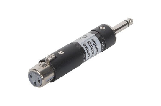 XLR Female to 1/4" Male Line Matching Transformer