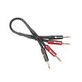 OFC Speaker Cable 2 x 0.3m 14AWG with Banana Plugs