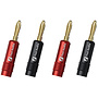 BP2 Gold-Plated Banana Plugs 2 Pair / 4 pcs