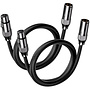 XLR to XLR cable 1.2m 2 Pack