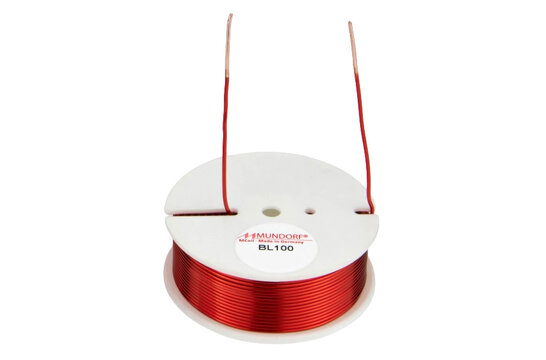 BL100-0,47 | 0,47 mH | 0,32 Ω | 2% | 18 AWG | MCoil AirCore Baked Varnish Coil