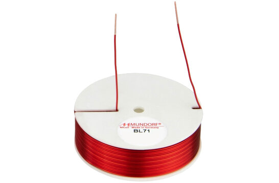 BL71-2,2 | 2,2 mH | 1,39 Ω | 2% | 21 AWG | MCoil AirCore Baked Varnish Coil