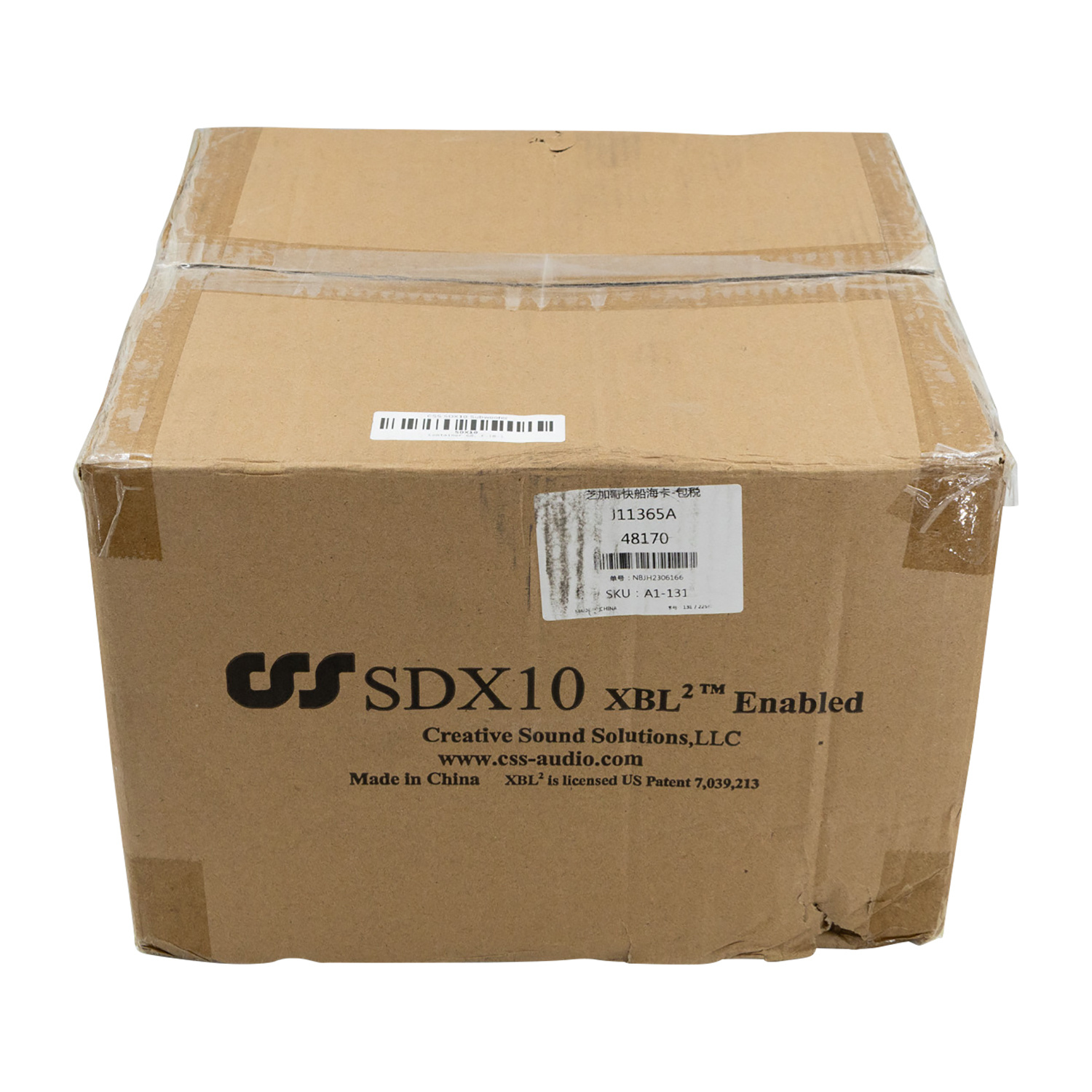 SDX10 XBL2 Subwoofer