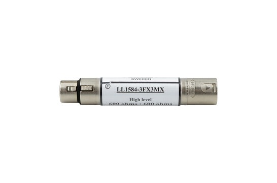 LL1584-3FX3MX 600 ohms Inline Transformer Unit Problemsolver | XLR F to M