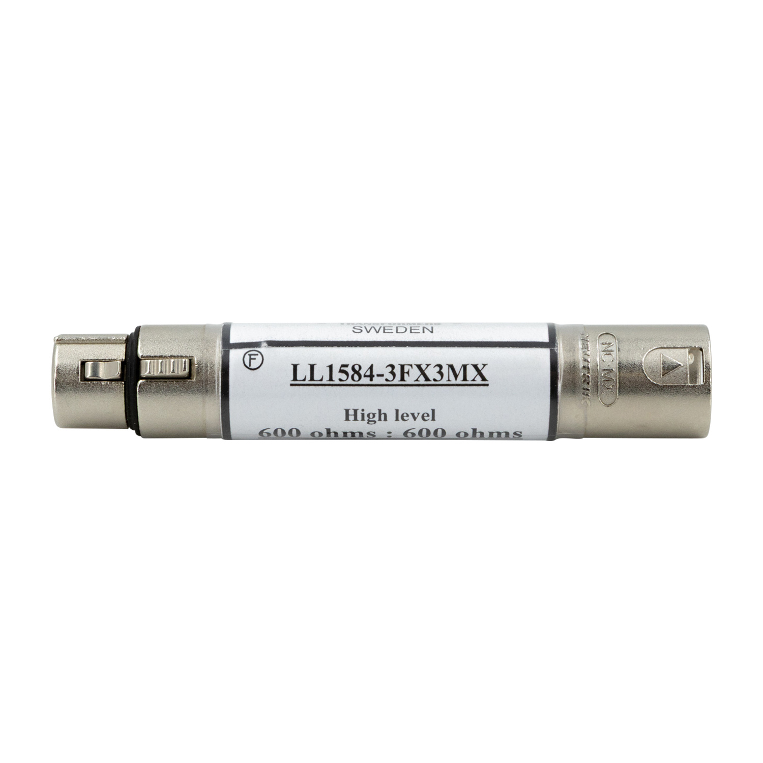 LL1584-3FX3MX 600 ohms Inline Transformer Unit Problemsolver | XLR F to M