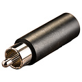 RCA Paper Teflon Inside Black RCA Plug 13 x 46 mm