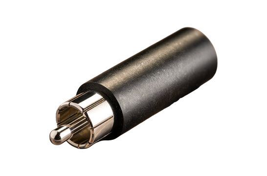 RCA Paper Teflon Inside Black RCA Plug 13 x 46 mm