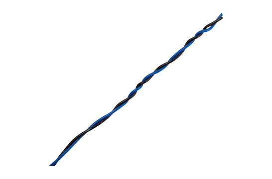 ACW205P-BK/BU Angelique® Copper SolidCore Twisted Pair Wire per meter