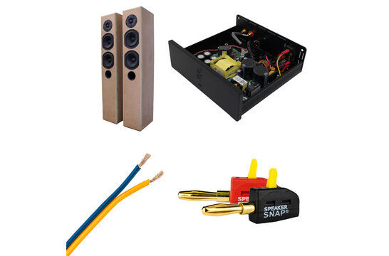 SoundImpress Martini Tower + Hypex HY122 -2Ch Speaker Bundle
