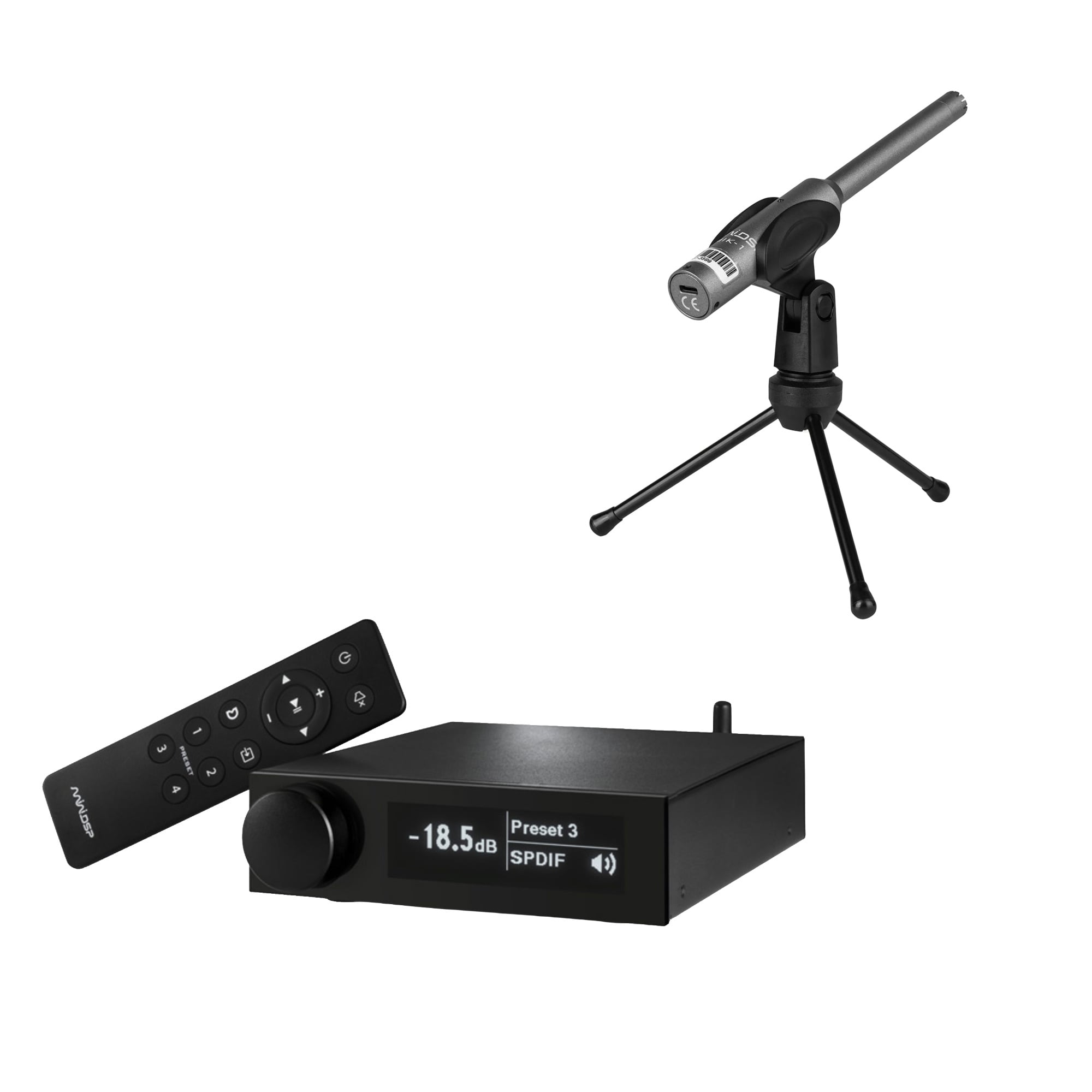 miniDSP Flex Eight + UMIK-1 Measurement Bundle – 8-Kanaals DSP Processor met USB Meetmicrofoon