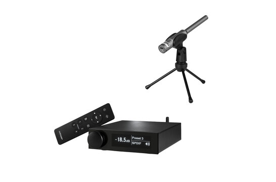 miniDSP Flex Digital + UMIK-1 Measurement Bundle – Digitale DSP Processor met USB Meetmicrofoon