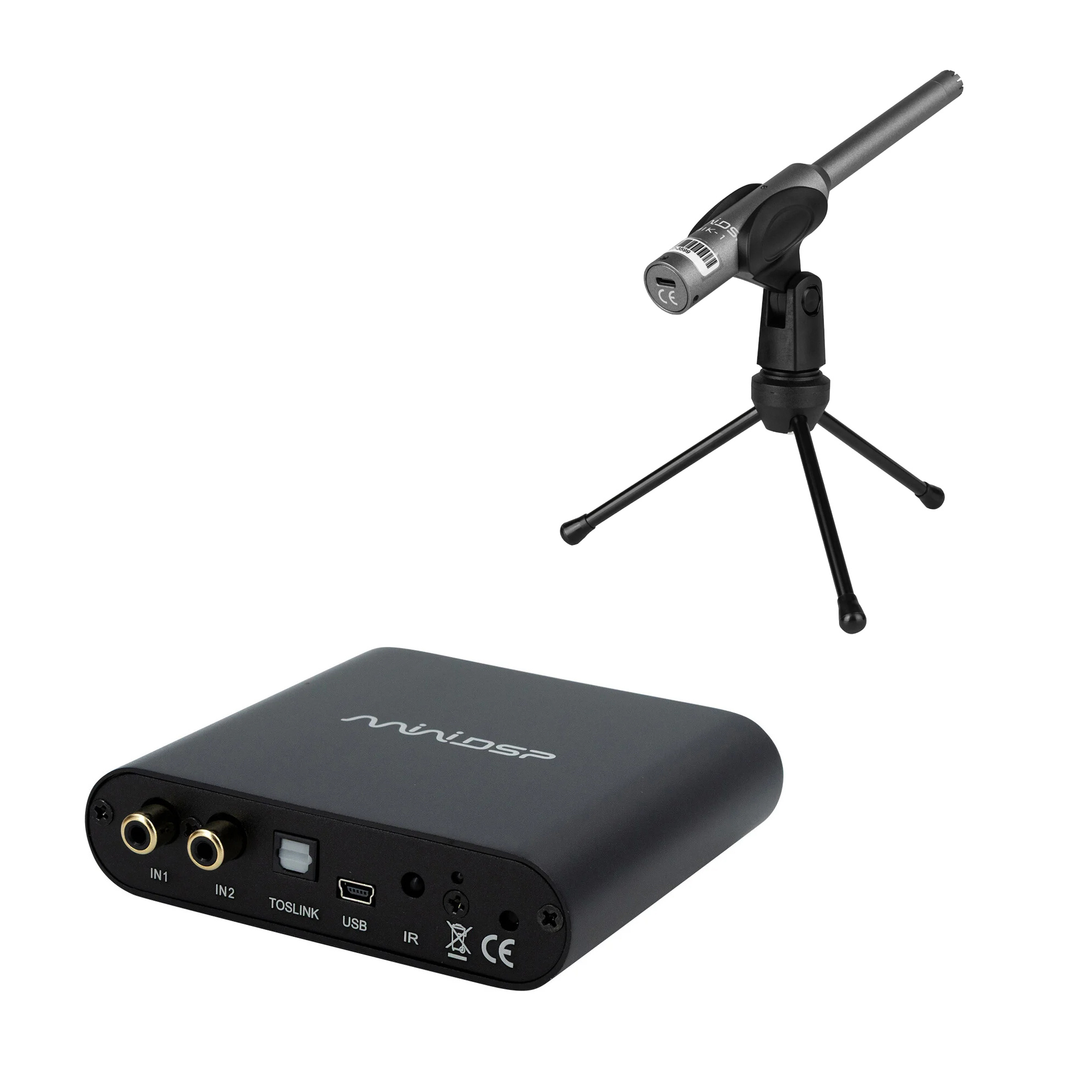 miniDSP 2x4 HD + UMIK-1 Measurement Bundle – DSP Processor met USB Meetmicrofoon