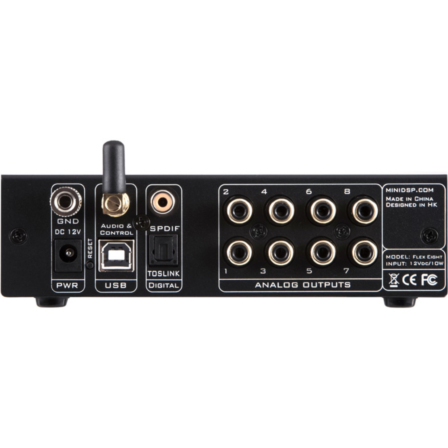 miniDSP Flex Balanced + UMIK-1 Measurement Bundle – DSP Processor met Gebalanceerde Aansluitingen en USB Meetmicrofoon
