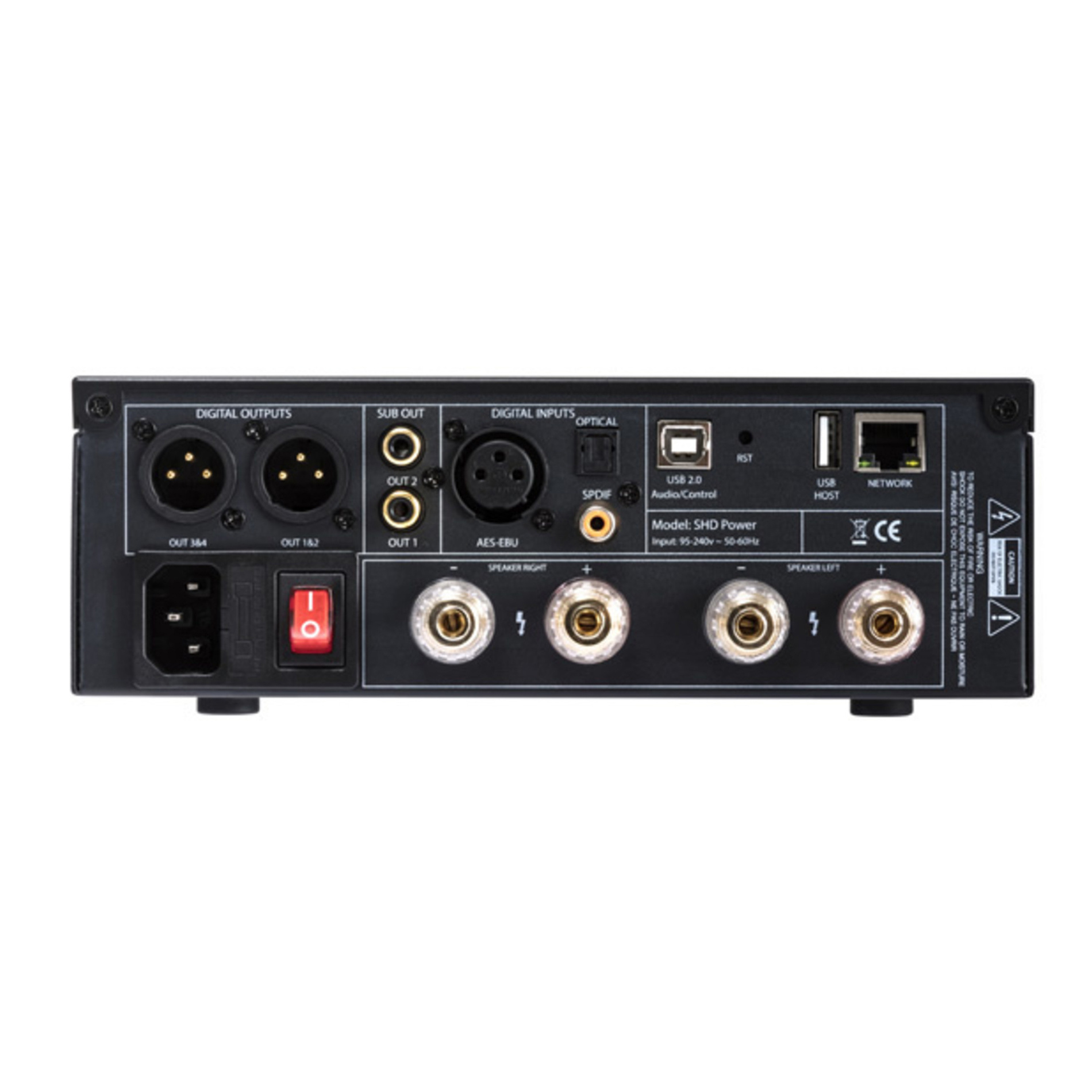 miniDSP SHD Power + UMIK-1 Measurement Bundle – Streaming DSP Versterker met USB Meetmicrofoon