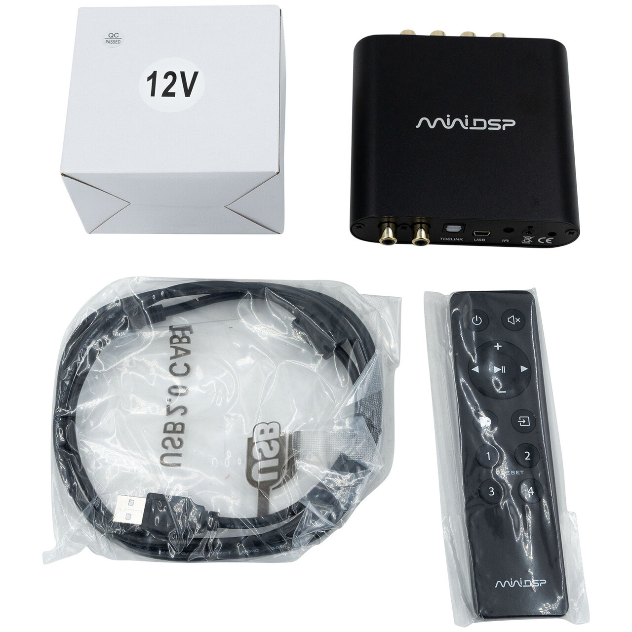 miniDSP 2x4 HD + UMIK-1 Measurement Bundle – DSP Processor met USB Meetmicrofoon