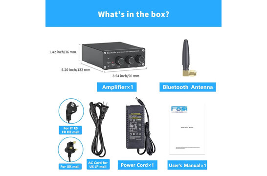 Hivi Oasis 140 and Fosi Audio BT20A Speaker Bundle