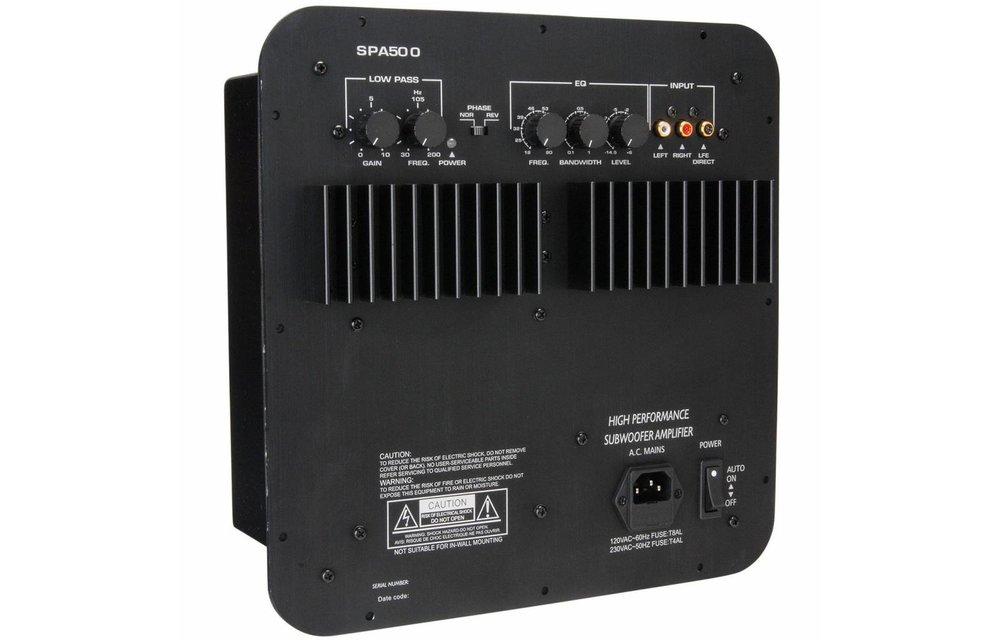 SPA500 Subwoofer Plaatversterker