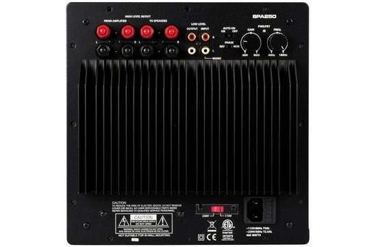 SPA250 Subwoofer Amplificatore a Piastra