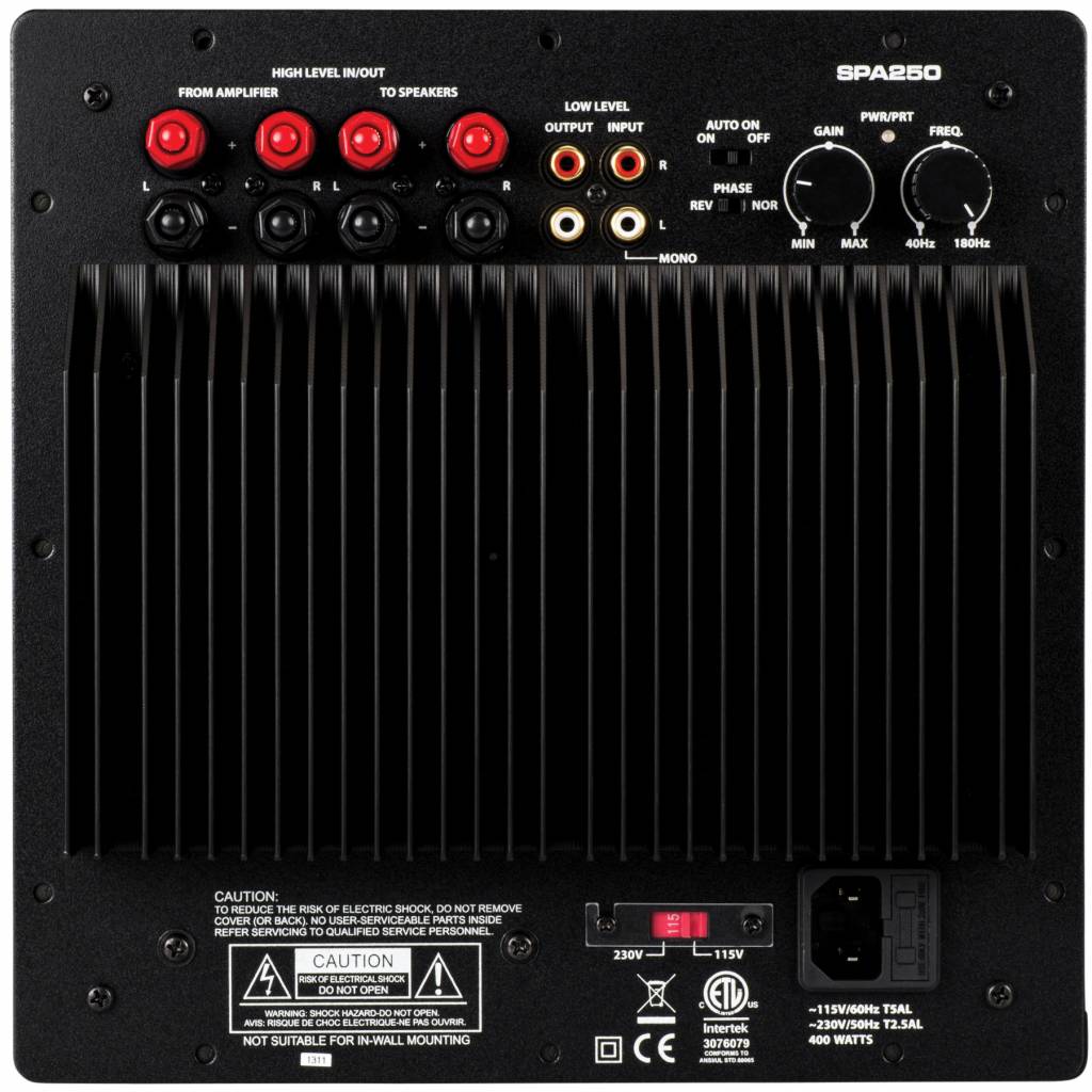 SPA250 Subwoofer Amplificatore a Piastra