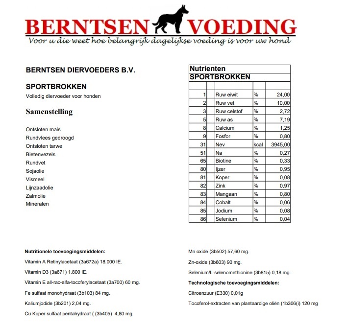 Berntsen Sport Brok