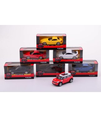 Super Cars 4 inch Die cast