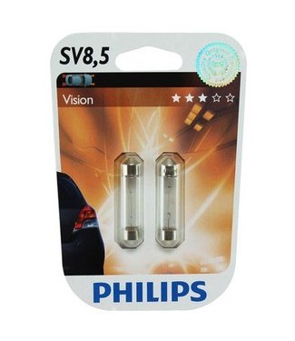 Philips Autolamp SV 8,5  T10,5 x 43 10 W op  Blister