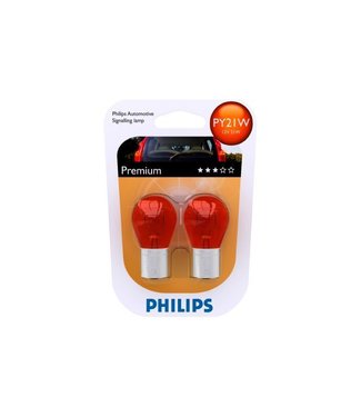 Philips Autolamp PY21W 12 volt op blister