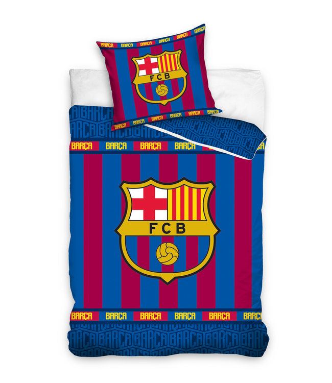 medeklinker stopcontact Binnen FC BARCELONA Dekbedovertrek Pique 140x200 cm - West coast Classic BV