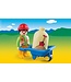 PLAYMOBIL Wegwerker met kruiwagen