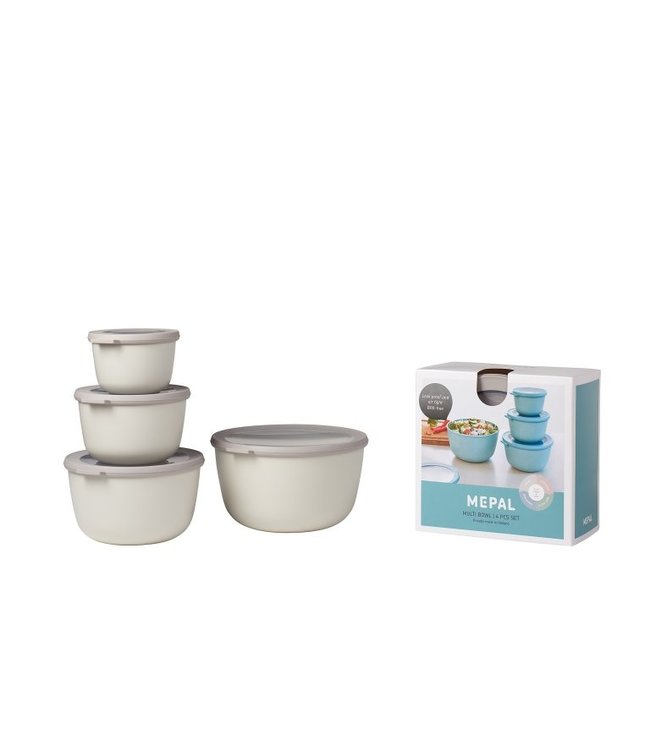 MEPAL set cirqula 4-delig (350+750+1250+2250) - nordic white