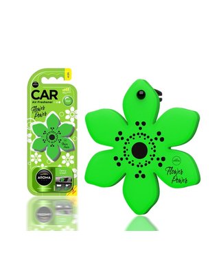 Aroma Car Flower Fancy Green