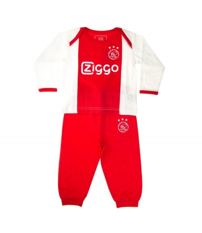 AJAX Baby pyjama wit rood wit Ziggo 62/68