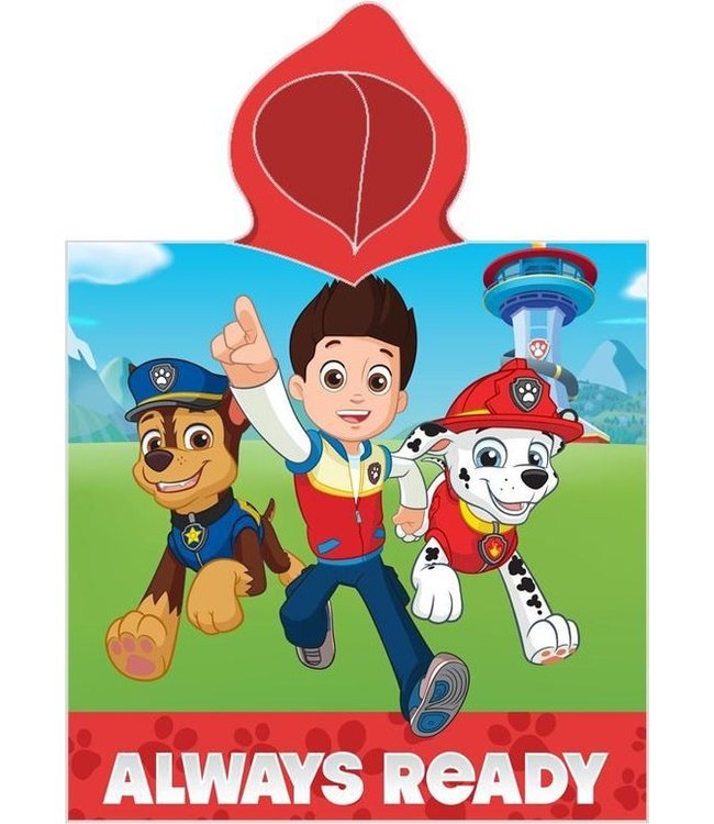 PAW PATROL Poncho 50 x 115 xm