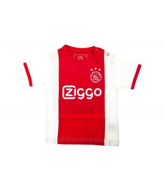 AJAX Baby t-shirt wit rood wit Ziggo 50/56