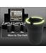 Asbak glow in the dark Zwart
