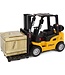 Vorkheftruck Pull-back 14 Cm Geel/zwart
