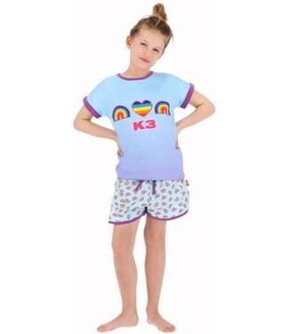 K3 Shortama Pyjama Regenboog 110/116