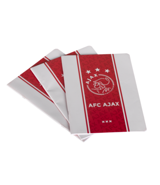 Ajax schrift A4 ruit 3-pack