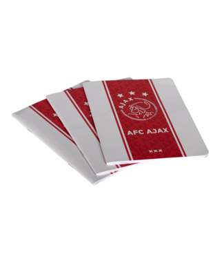 Ajax schrift A5 lijn 3-pack