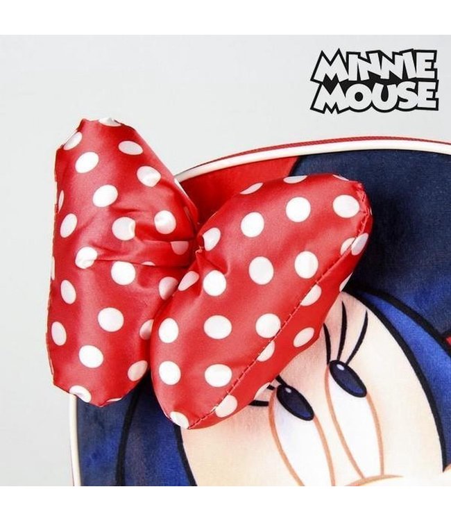 Minnie Mouse rugzak schooltas kinderen rood wit met voetjes