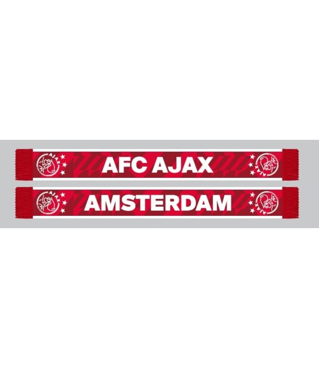 Ounce Kwadrant Bevestiging AJAX Sjaal AFC Ajax Amsterdam Rood WIt - West coast Classic BV